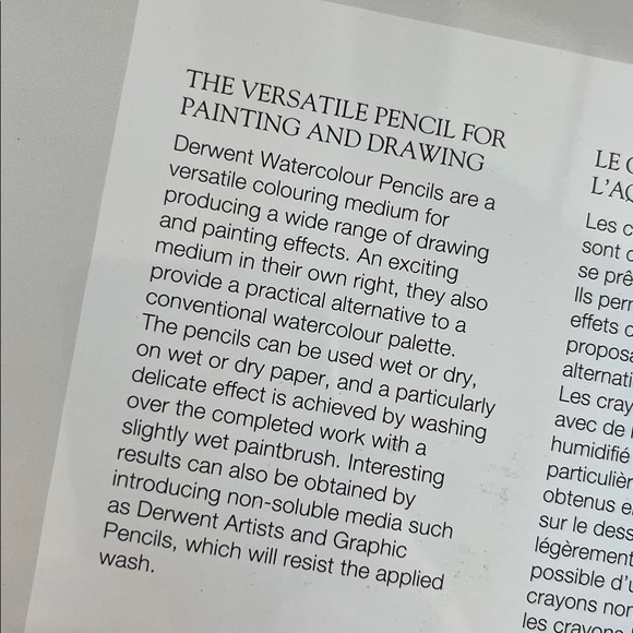 Rexel Derwent Watercolour 72 Pencils
in 2 layer Metal Case
Made in England - Picture 7 of 10